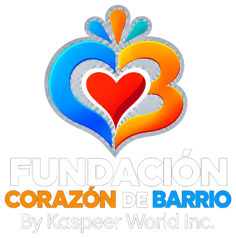 Logo Fundación Corazón de Barrio by Kaspeer World Inc.